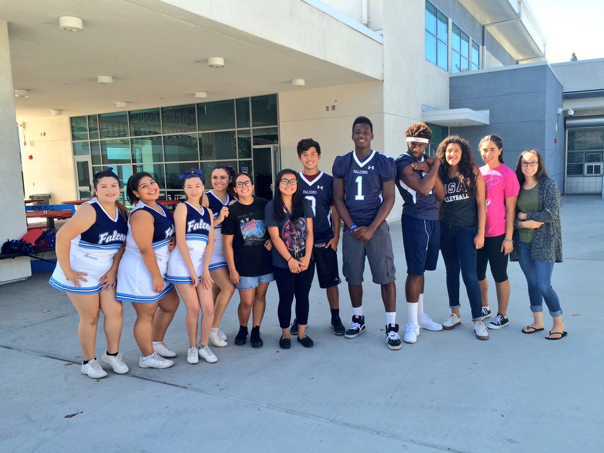 Duarte_ASB's tweet photo. Athletes spoke to Northview students about the importance of getting involved in sports at DHS! #snapdhs https://t.co/ktKfZnG8tK