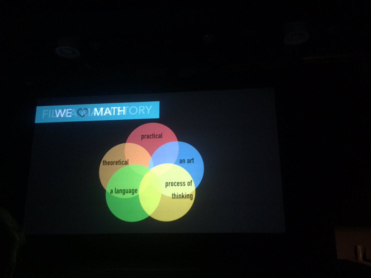LadyWesner's tweet photo. #ade2016 Transforming Maths education using Filmmaking #storytelling #mathsedu #edtech https://t.co/YHJ2tzrEsD