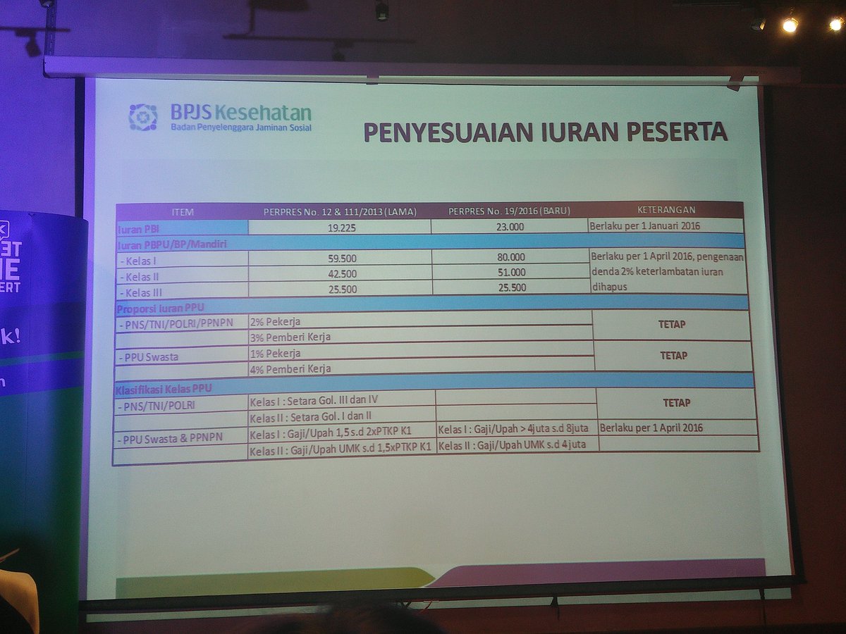 rvsgie07's tweet photo. Penjelasan Pak Bayu Wahyudi tentang Penyesuaian Iuran Peserta BPJS  #KASKUSMTE #BPJSKesehatanMudah https://t.co/37c3mZYV6s