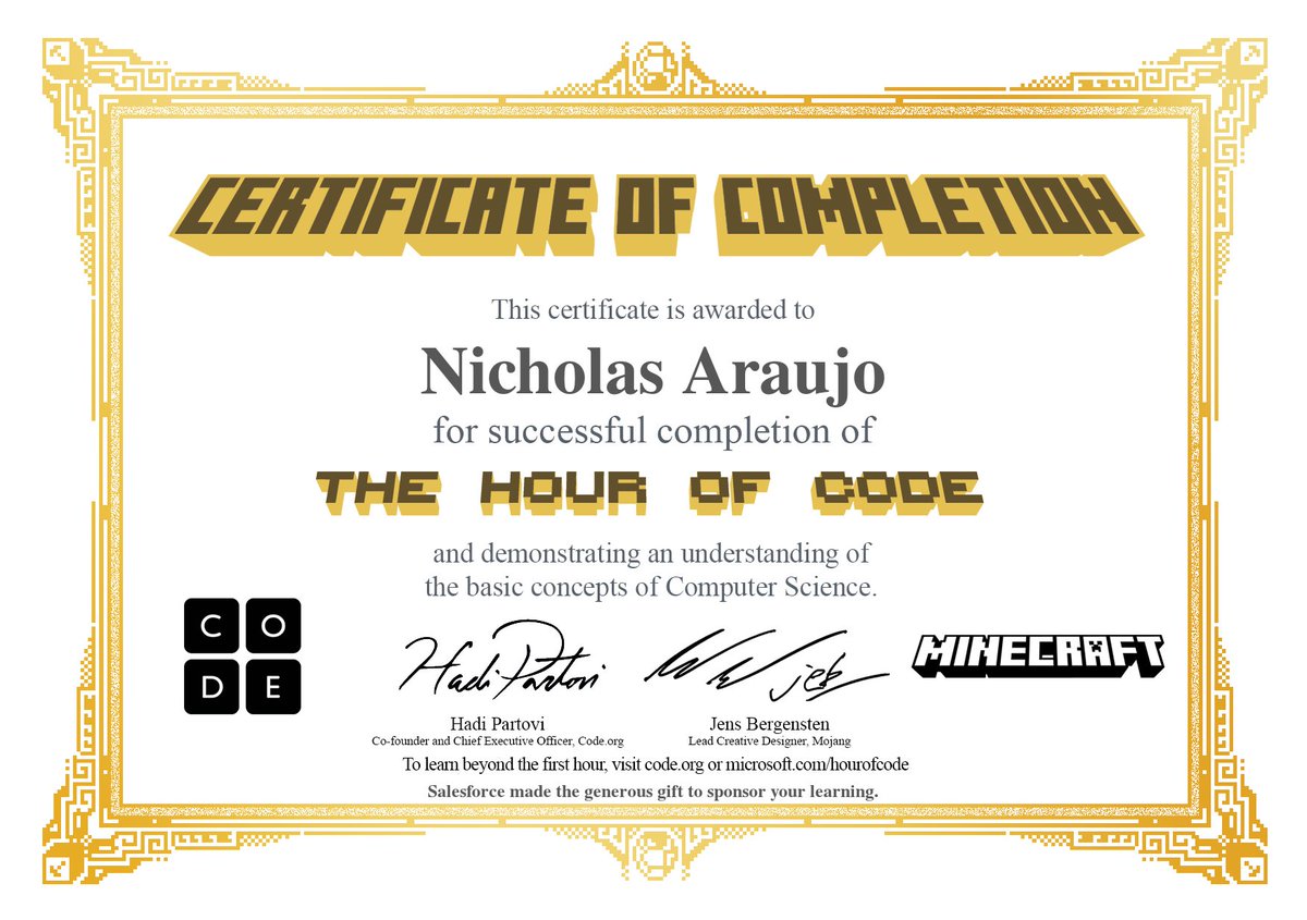 araujobiz35's tweet photo. #HourofCode An hour a day could lead you to learn code! 
https://t.co/NGI1jUMKFU https://t.co/nTYR0U8oqY