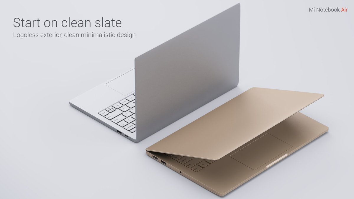 Xiaomi's tweet photo. Love personalizing your stuff? Make #MiNotebookAir uniquely yours with stickers. https://t.co/ONIRyGUINI