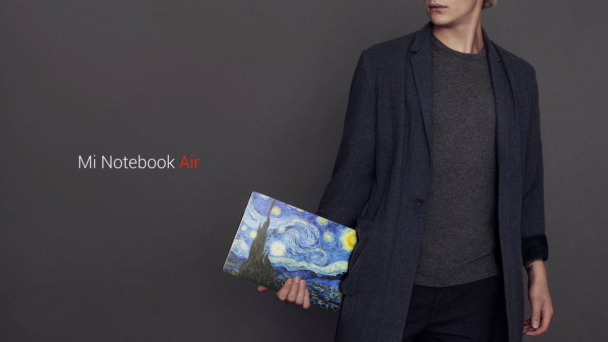 Xiaomi's tweet photo. Love personalizing your stuff? Make #MiNotebookAir uniquely yours with stickers. https://t.co/ONIRyGUINI