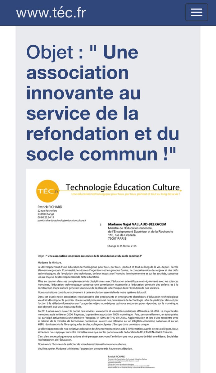 RICHARDpatrick_'s tweet image. Un #RéseauSocialProfessionnel nourrit un #BigDataÉducation via un #GFUéducationEurope 
technologieeducationculture.fr/article.php?si…