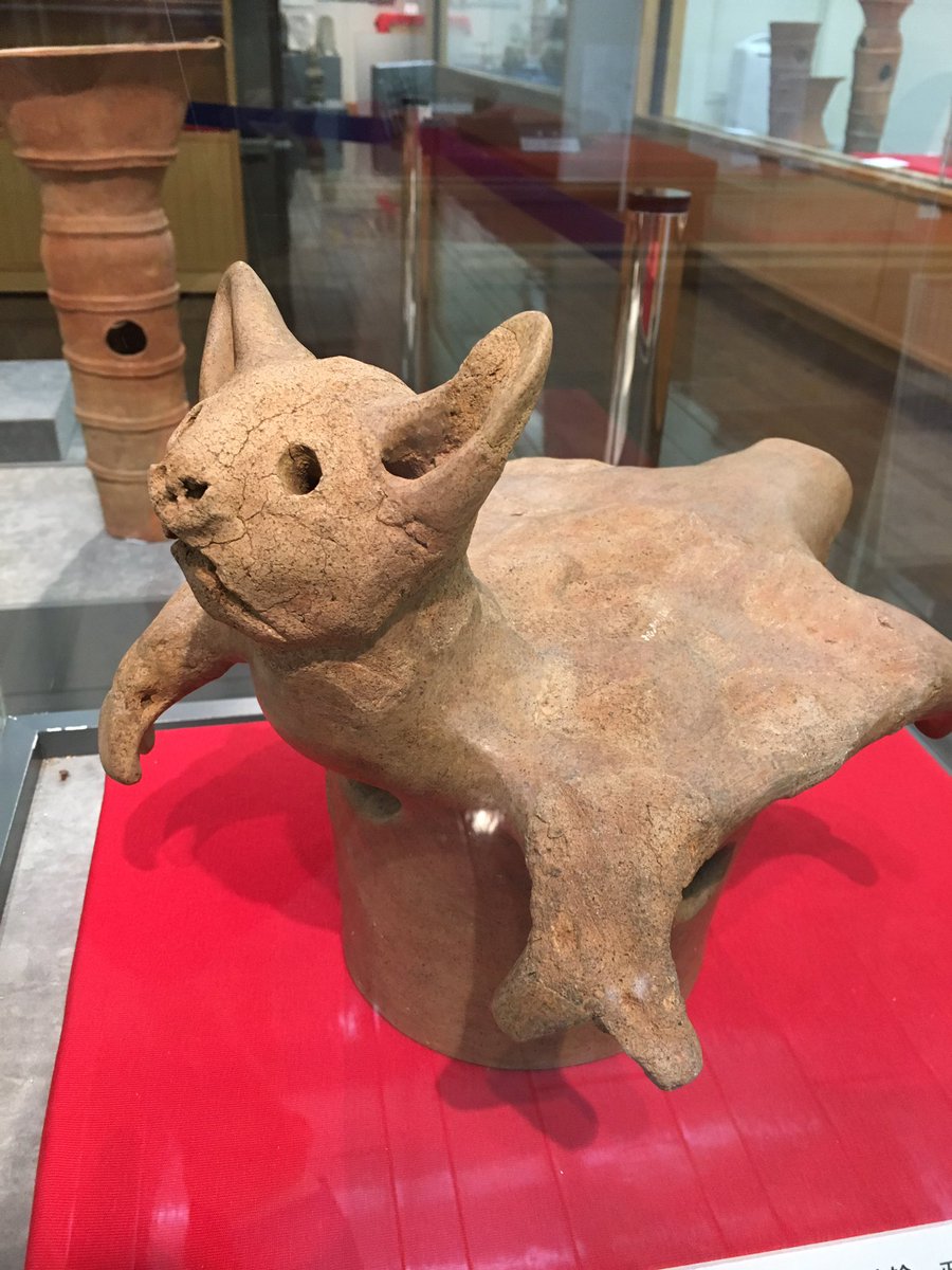 本物　埴輪　動物埴輪　ムササビの埴輪　出土品　発掘品　古墳時代　埴輪　土偶 本物埴輪動物埴輪ムササビの埴輪出土品発掘品古墳時代埴輪土偶