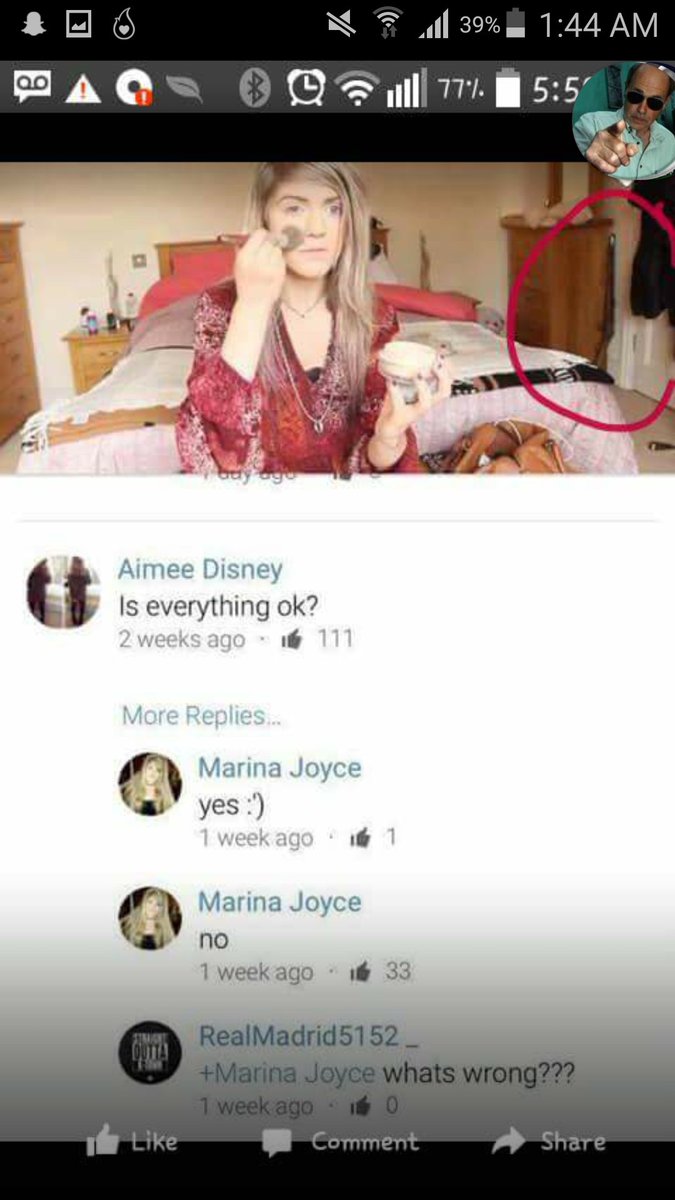roxycat77's tweet photo. #savemarinajoyce 
Read comments on her video, then look at the item circled in red https://t.co/aPys61q8sM