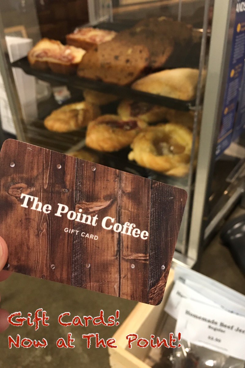ThePointCoffee1's tweet photo. So this is happening.. GIFT CARDS! Now available @ #ThePoint!
#CrosspointNow #TinyHandsInc #InNotOf #EndTrafficking https://t.co/2443g6Nuun