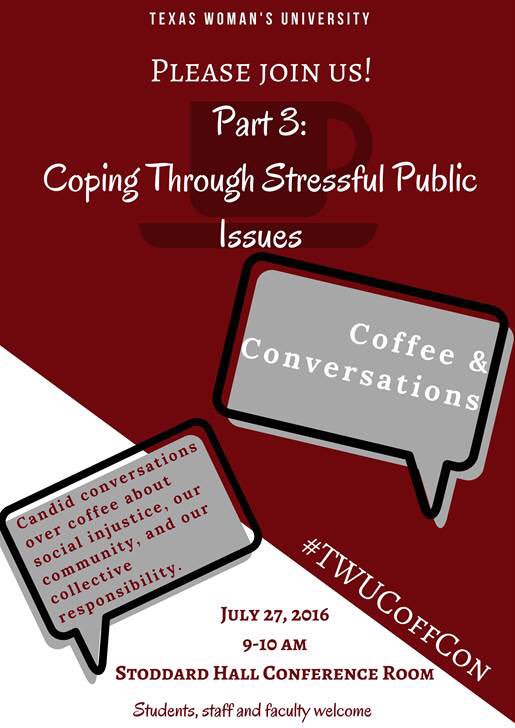 TWUStudentU's tweet photo. Join #twudio this morning for coffee and conversation regarding our #TWU community &amp; recent events across our nation https://t.co/EpgSUzQ3bb
