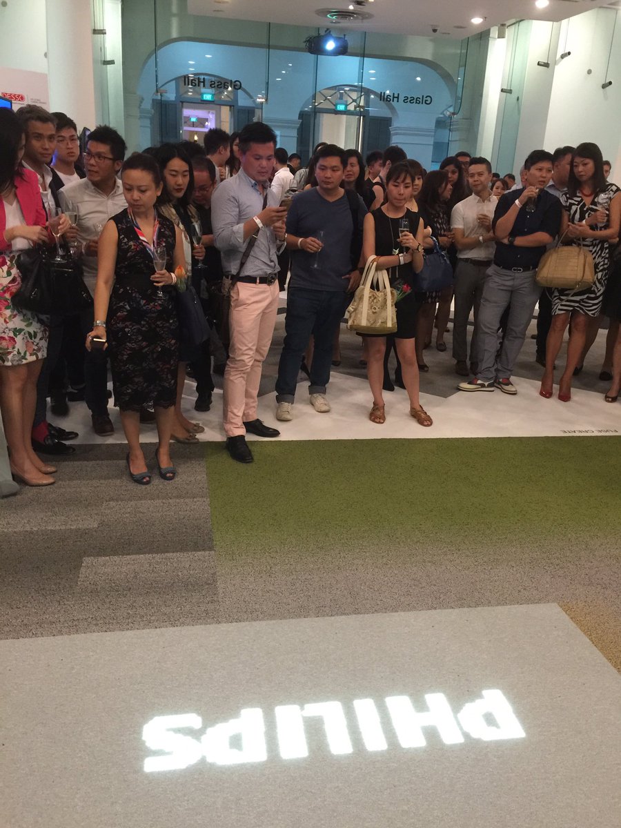If you put <a href="/DessoGroup/">DessoGroup</a> &amp; <a href="/Philips/">Philips</a> together, you get light-talking carpets. #innovation #sustainability <a href="/SgArtMuseum/">Singapore Art Museum</a>