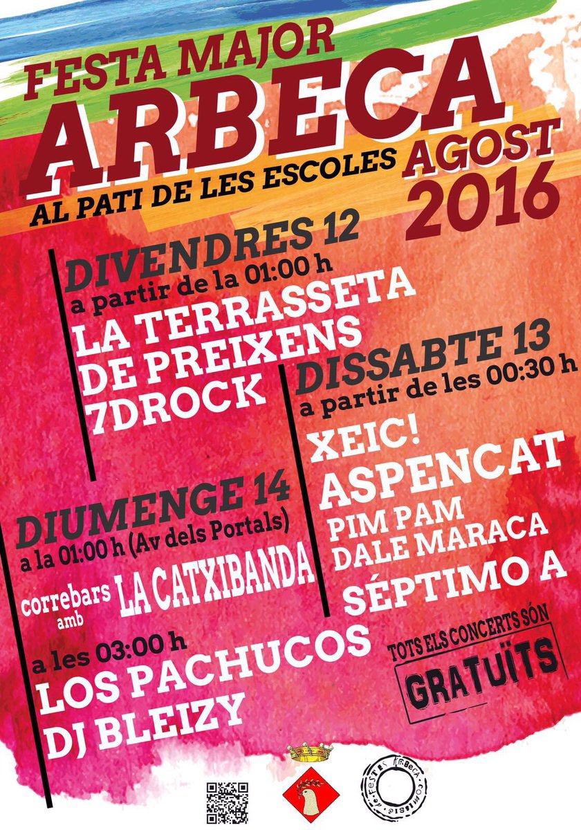 ajunt_arbeca's tweet photo. Ja s'acosta la #festamajor d'#Arbeca #fmarbeca https://t.co/h6f17cIs07