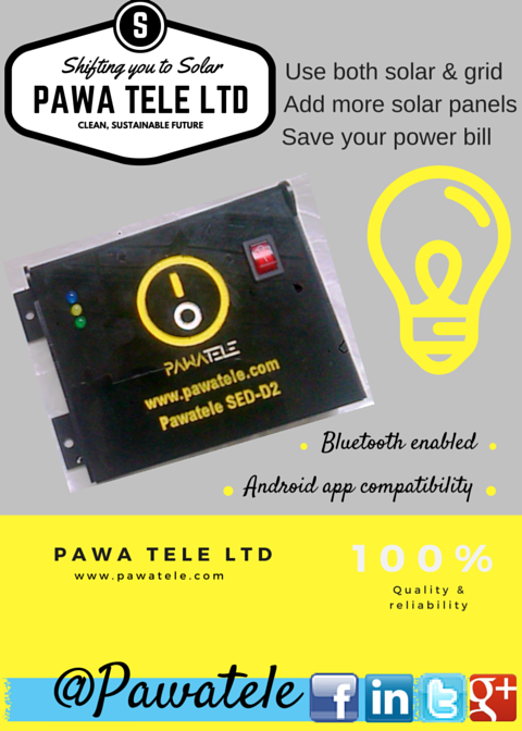 PawaTele's tweet photo. We provide you with the whole package having the PawaTeleSED-D2, a solar panel, charge controller, battery&amp; inverter https://t.co/7Hb1wmvHxG