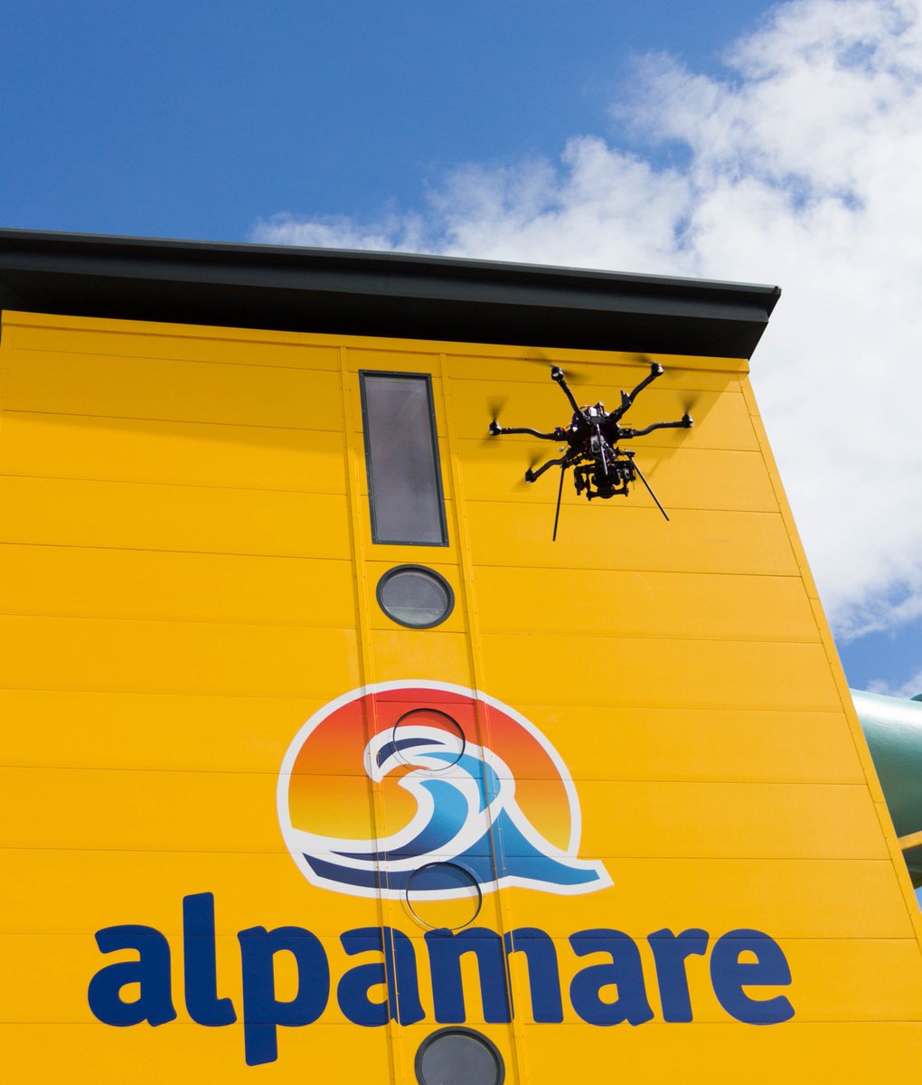 Yey! Blue sky! #waterpark #advertising #alta #freefly