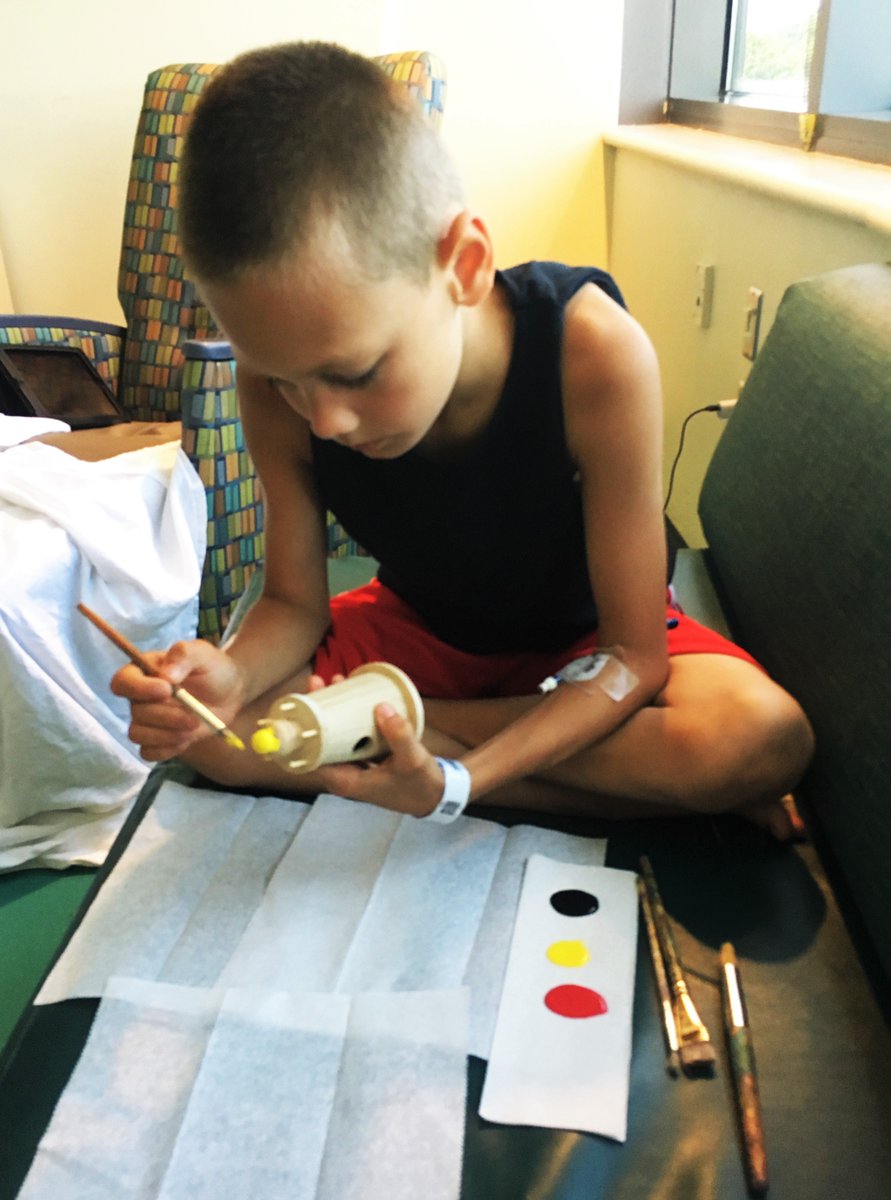 Arts &amp; Crafts time! Our #Reach team is in the business of making smiles happen in Carolina's Children's Hospitals.