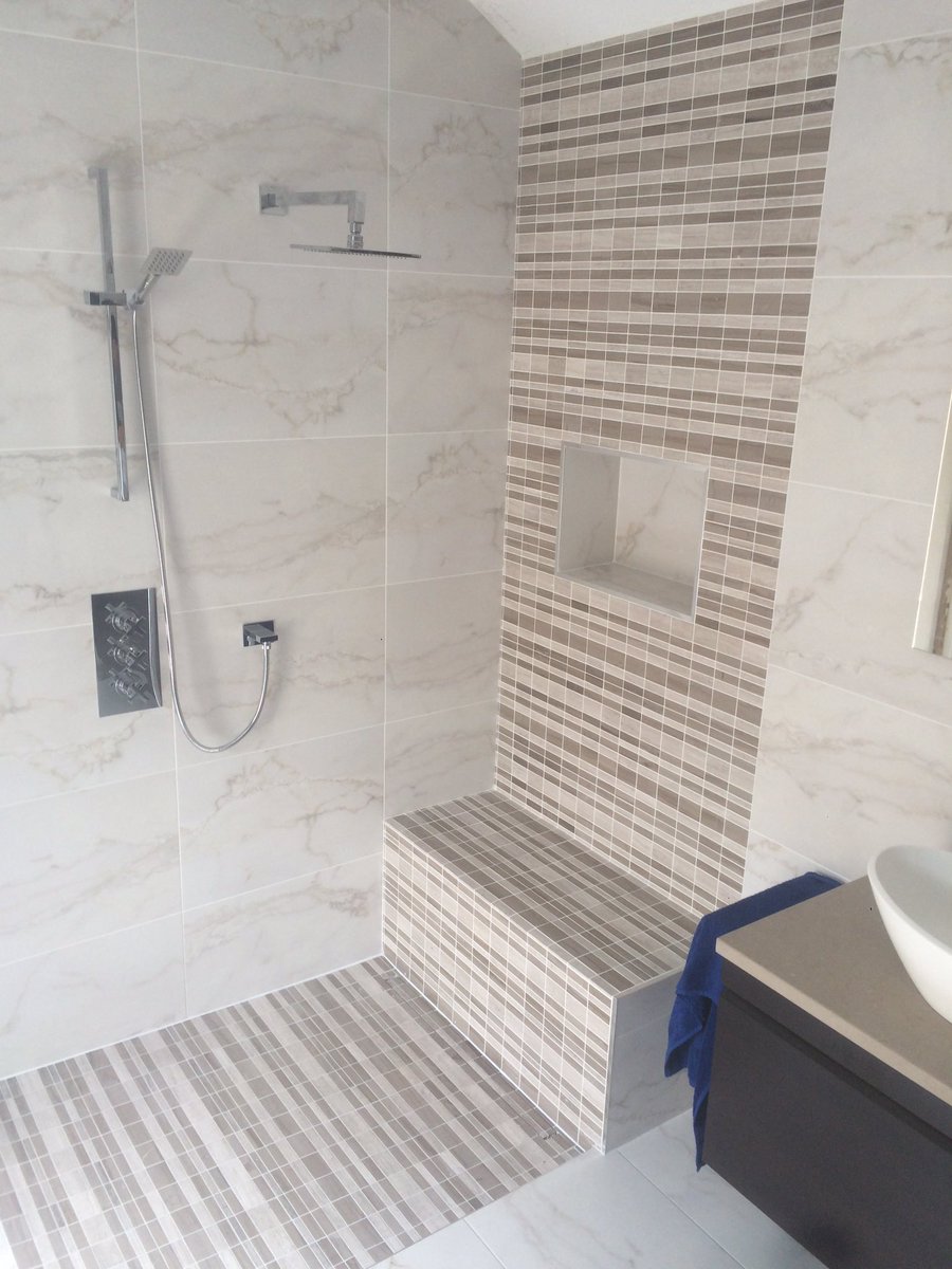 #wetroom #bathroom #shower #showerseat #vileroyandboch #vado #designinspiration