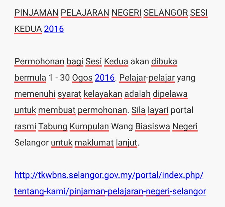 Jtmk Psis On Twitter Pinjaman Pelajaran Negeri Selangor Sesi Kedua 2016 Twt Psis Twt Psis Https T Co Oi9y1x2dmg