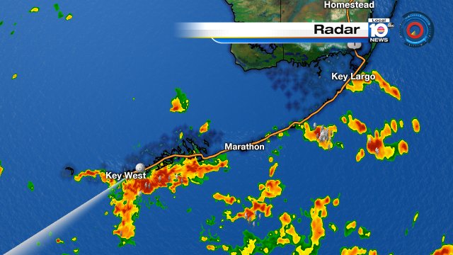 Wednesday morning starting off wet for the #Keys. Drive safely! #Flwx #MorningRain https://t.co/Su97ME2CoE