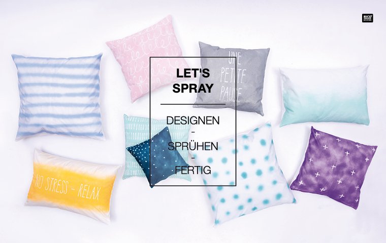 Rico Design Kissen Mit Textilspray Gestalten Hier Geht S Zur Anleitung T Co Rqa9qxcmda Ricodesign Diy Kreativ