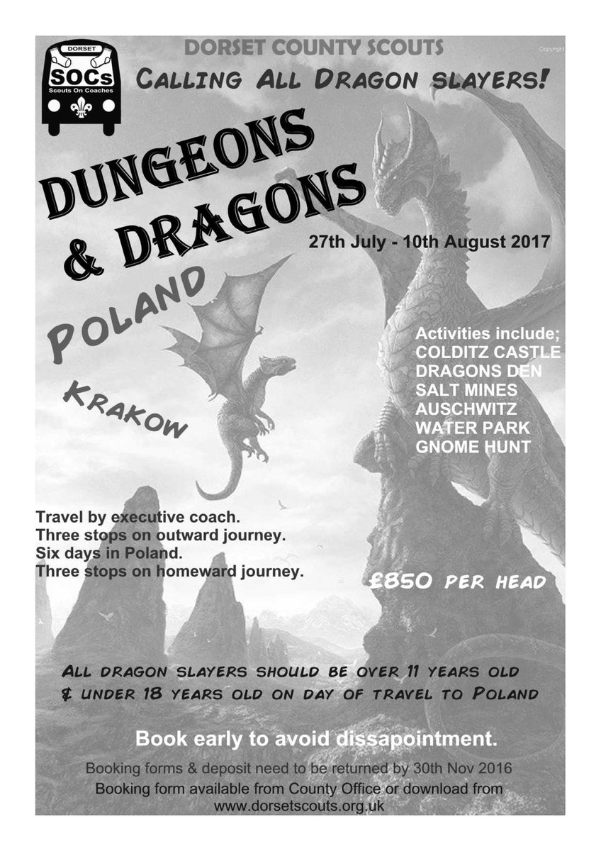 Check out our new poster and form for our next adventure... to Poland!!!