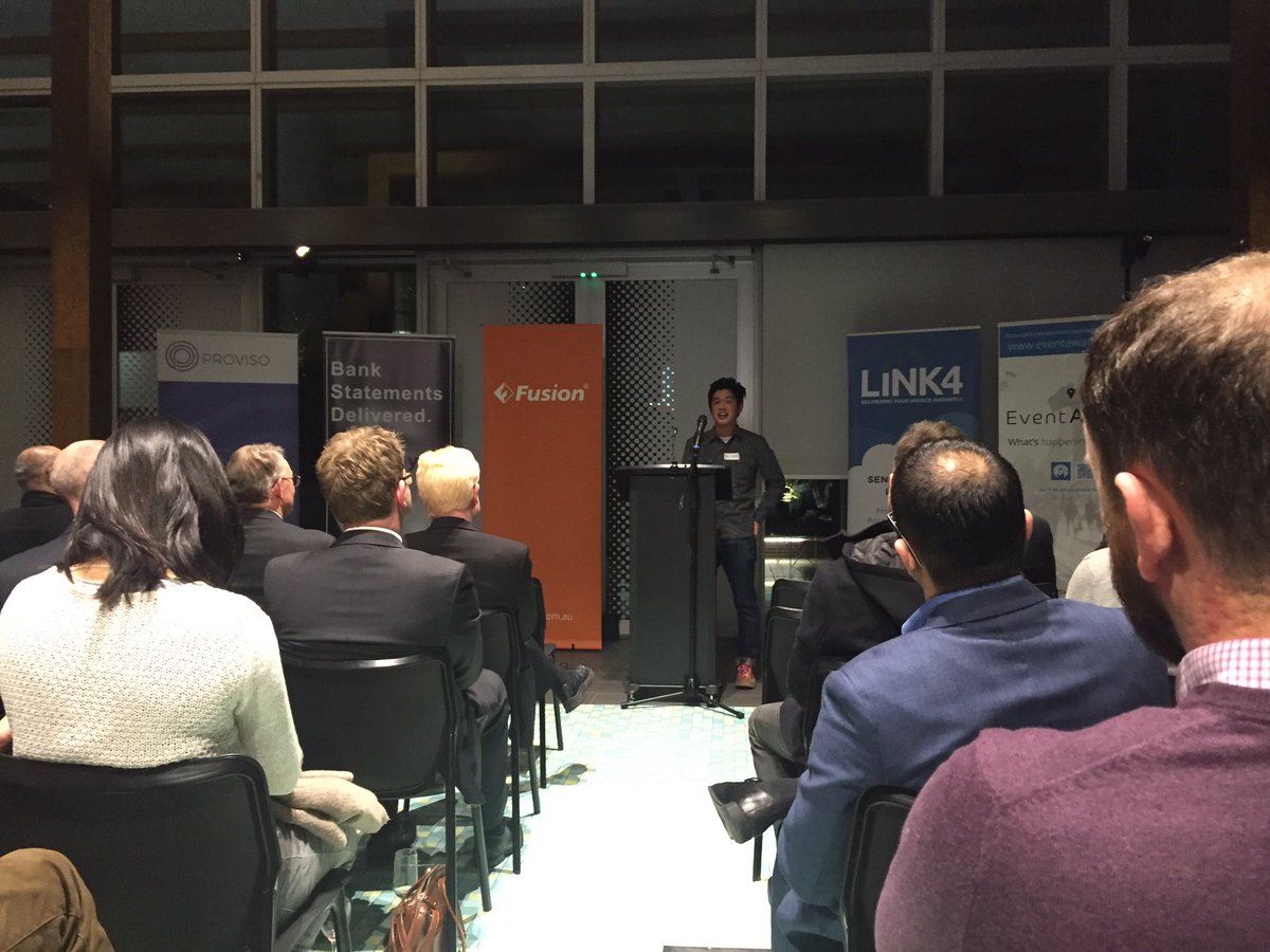 Hearing the lessons of the startup journey of <a href="/MakersEmpire/">makersempire</a> - say yes more! #fintechadl