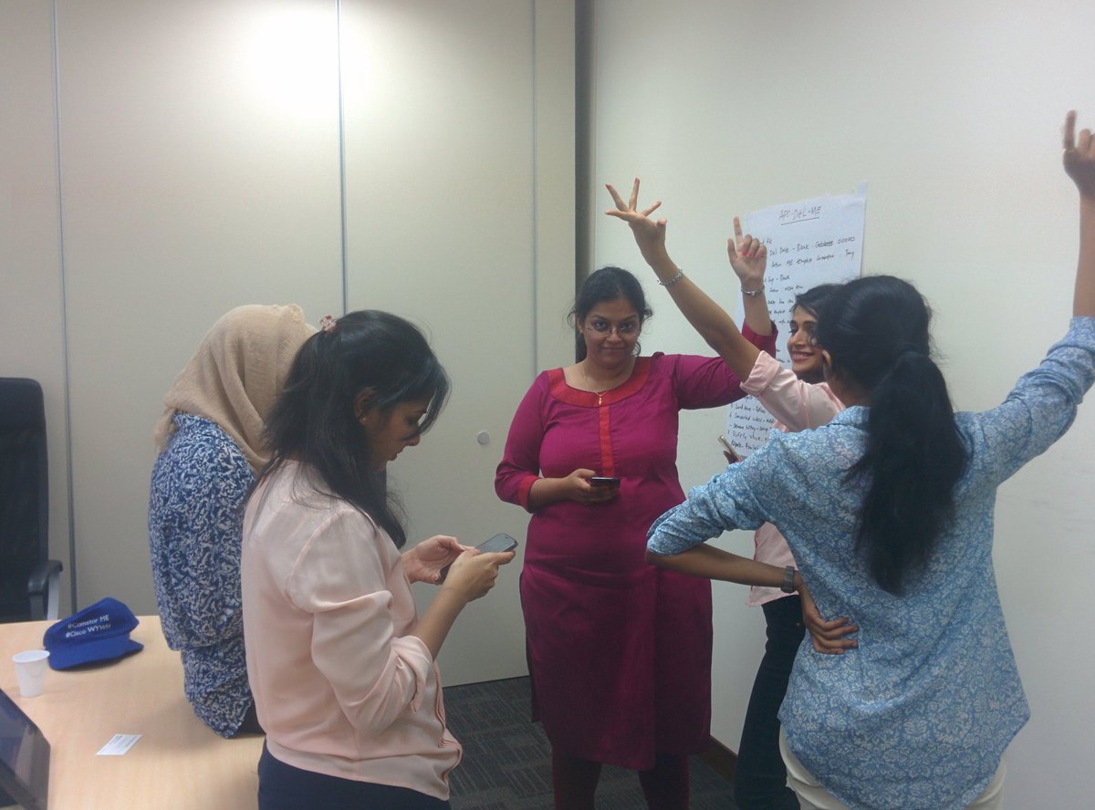 HarpreetKuar's tweet photo. Reluctant dance #DCCDanceOff #DCCComstorUAE @CiscoDistEMEAR https://t.co/KovXHJw84r