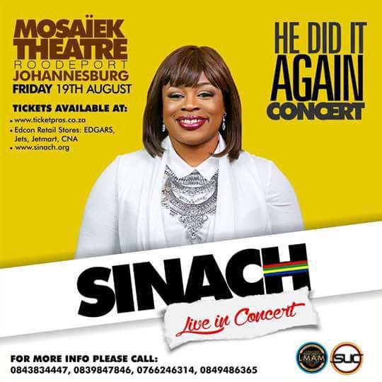 Abraham00920702's tweet photo. South Africa will never be the same again. ..Sinach live in concert. Get your ticket!!!!
#hediditagainconcertsinach https://t.co/c63ihPbwpk