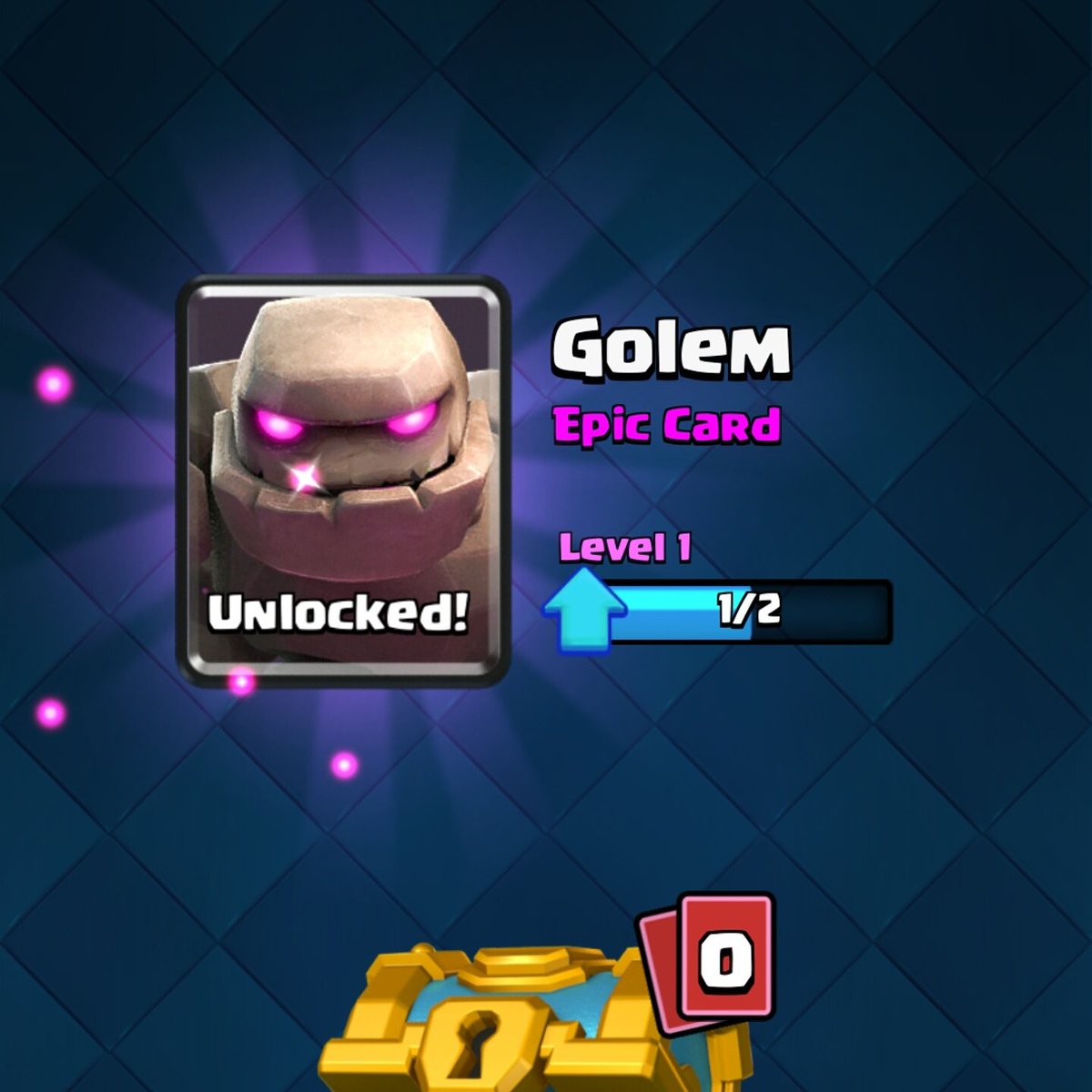 GameMelter's tweet photo. The newest addition to the collection #golem #clashroyale #clashtime https://t.co/uG5zdw1qns