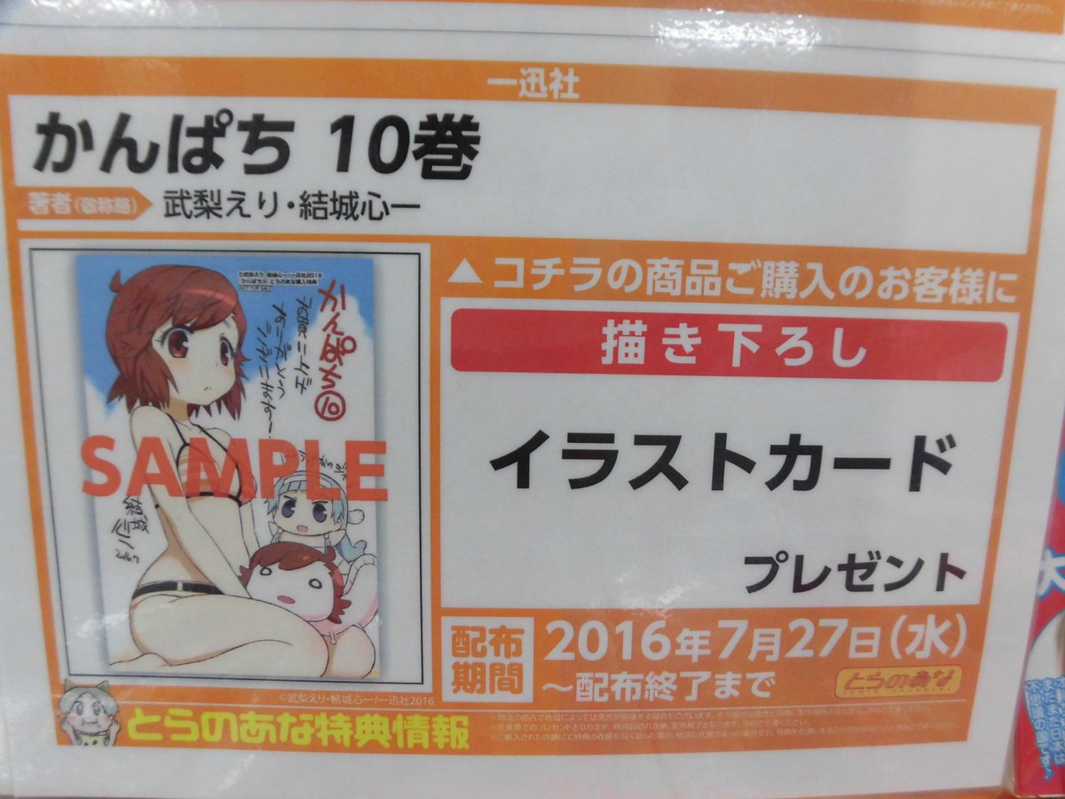 とらのあな池袋店 女性向商材情報 21 2 17 7f リニューアルop Auf Twitter 新刊情報 一迅社より 武梨えり先生 結城心一先生 かんなぎ 11巻 かんぱち 10巻セット の通常 特装版が共に発売されました とらのあな特典の描き下ろしイラストカード付き ぜひお