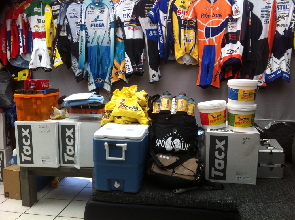 Spullen <a href="/3ActionBE/">3Action Nutrition</a> en <a href="/sportsbalm/">SPORTSBALM</a> weer klaar voor Jo Piels ct kreitz breitz