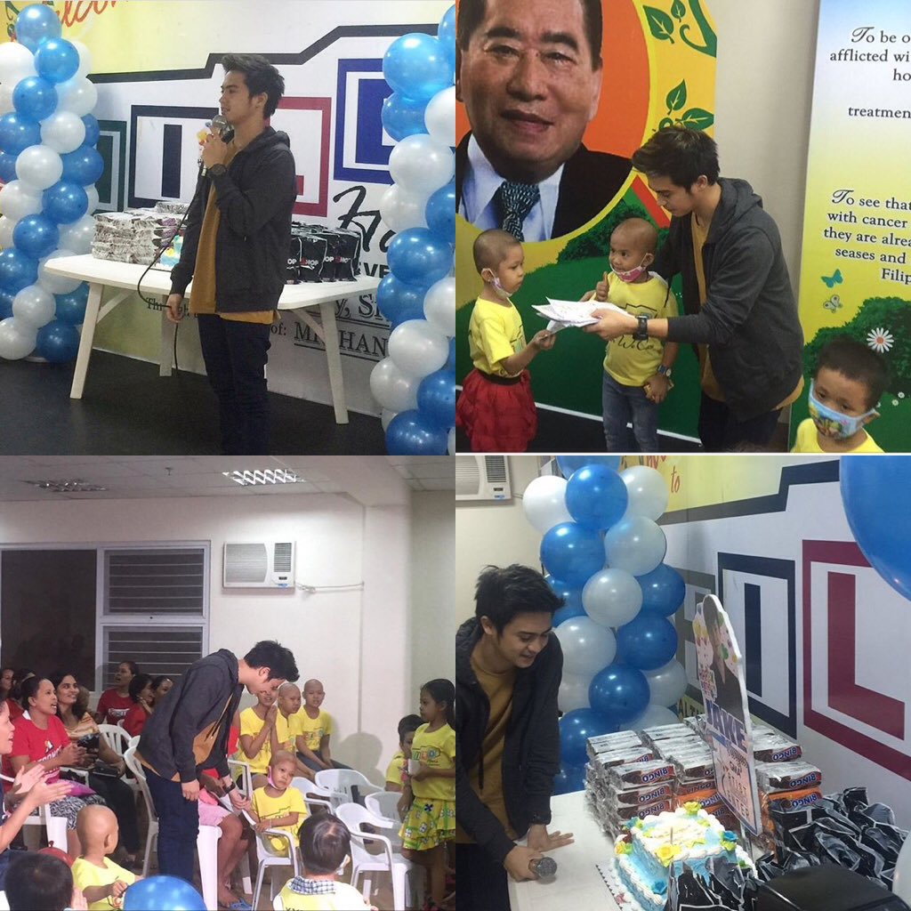 Jhake Angelo Vargas (@jakevargasworld) on Twitter photo Jake Vargas celebrates his bday with the Cancer patients of Child Haus.🙏
© @ArtistCenter <a href="/gmanetwork/">GMA Network</a> Jake Vargas celebrates his bday with the Cancer patients of Child Haus.🙏
© @ArtistCenter <a href="/gmanetwork/">GMA Network</a>