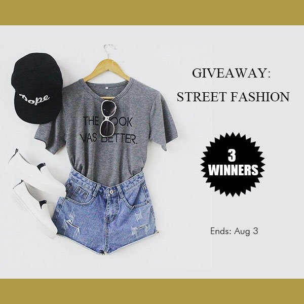 SHEIN_Official's tweet photo. 🐋Giveaway: Street Fashion🐋
👏: https://t.co/CjuTQgwIhY
Follow @SheIn_official like,share&amp;comment this tweet https://t.co/3ccYO0Gipe