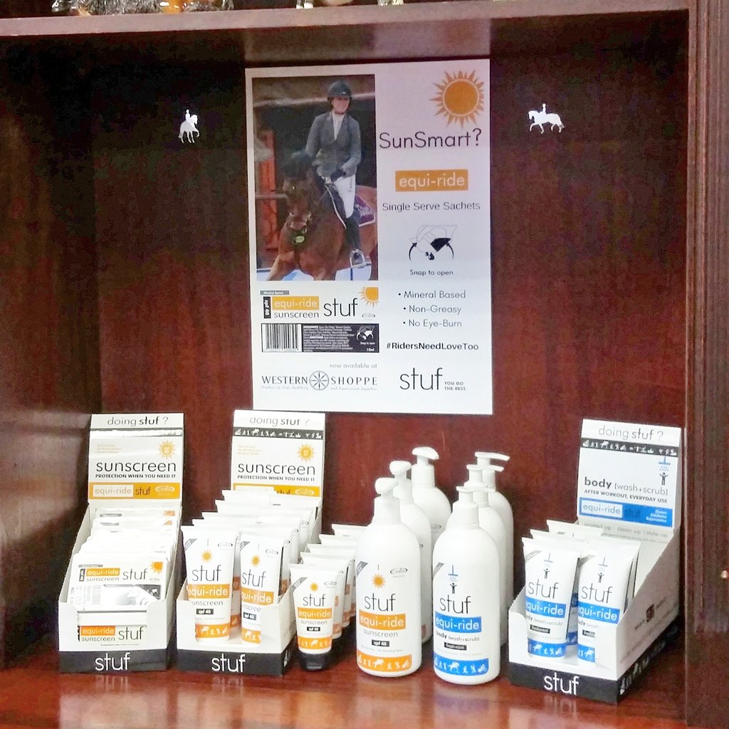 solidstuf's tweet photo. Riders need love too! Get your protect up and clean up stuf at @westernshoppe #sunscreen #bodywash_scrub #forriders https://t.co/bCe06cuCz9