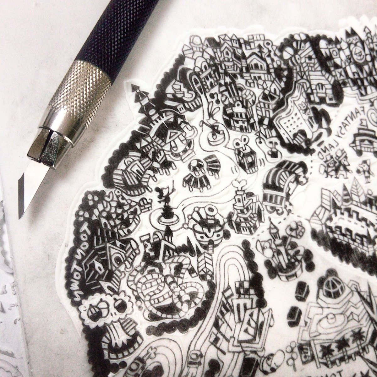 東京ディズニーランドのはんこが完成 その神業に息を呑むtl Togetter