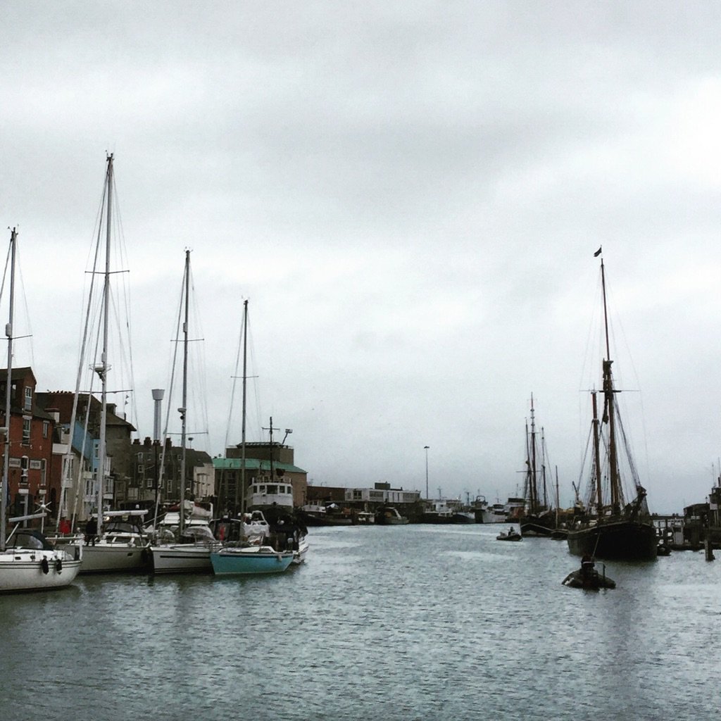 Hollywood comes to Weymouth: scenes for 'Dunkirk' movie being filmed in the harbour today.