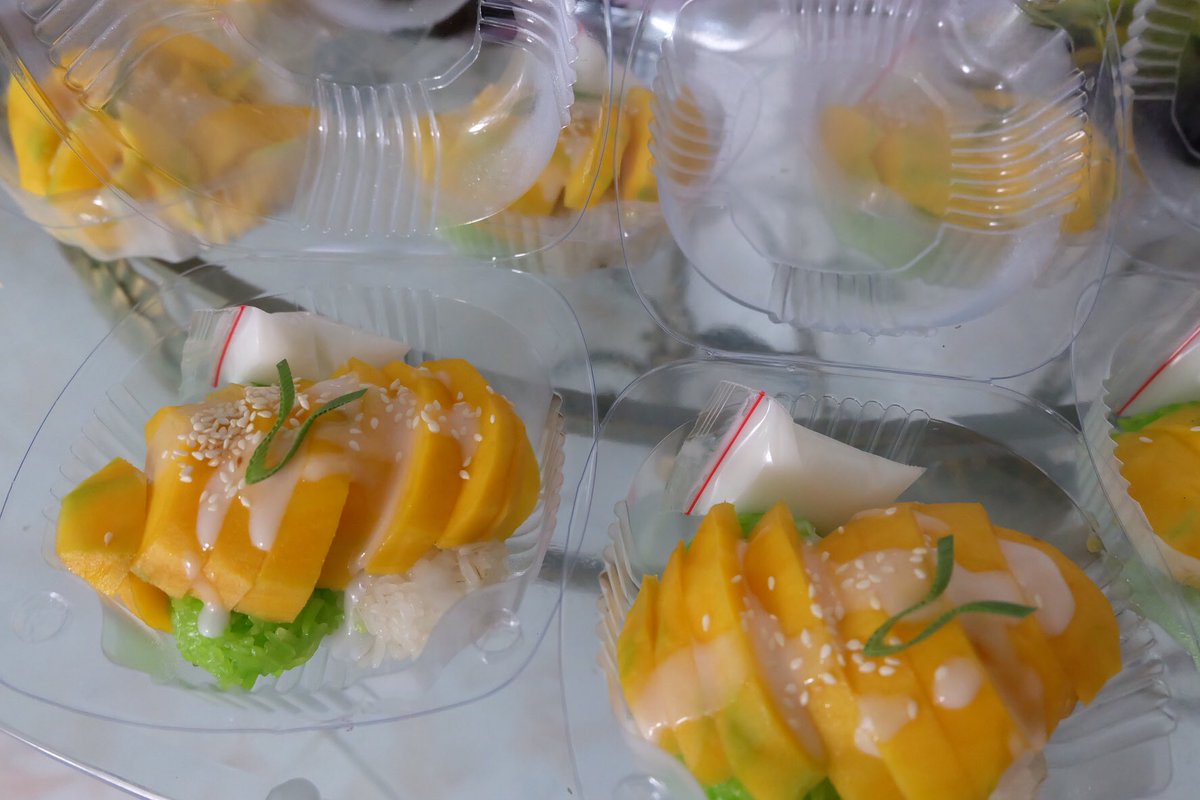 #stickyrice #thaidessert #favoritedessert #thaifood #thailand #mangotickyrice #mangostickyricejogja #kulinerjogja