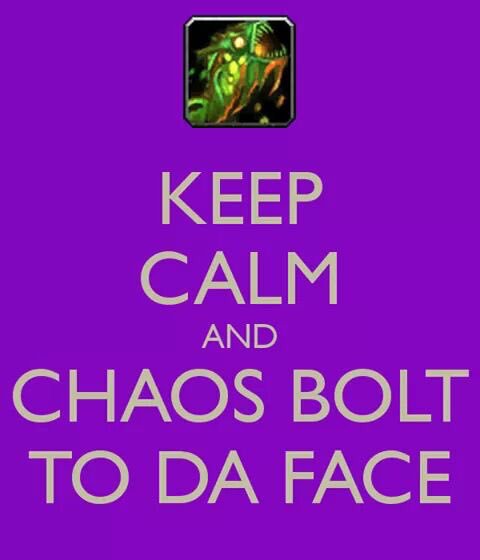 zyrusha's tweet photo. #warlocklove #ilovemylock #warlock #legion #warcraft #wow #chaosbolt #worldofwarcraft #keepcalm #hashtagsrus https://t.co/GStIeD81lQ