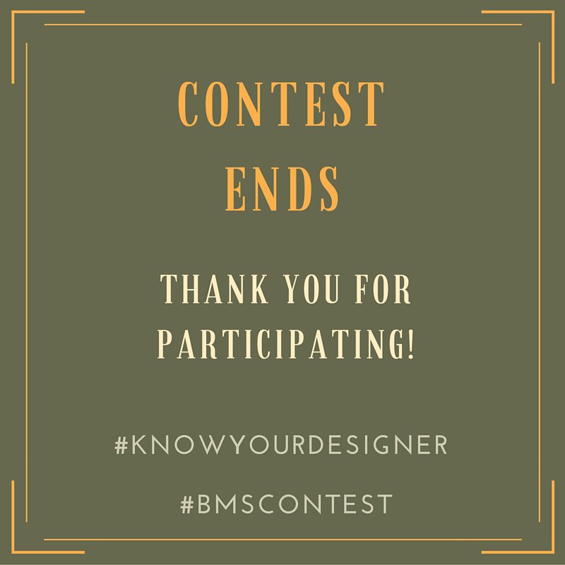 bookmystyle's tweet photo. And its a wrap! Stay tuned, we'll announce the winners soon.
#KnowYourDesigner #BMSContest https://t.co/BsuQCVQ5z3