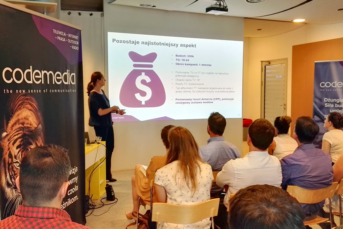 CodemediaSA's tweet image. &quot;Im mniejszy budżet, tym większe znaczenie częstotliwości&quot; - K. Baczyńska, TV Director, #reklama  #telewizja #codeTV