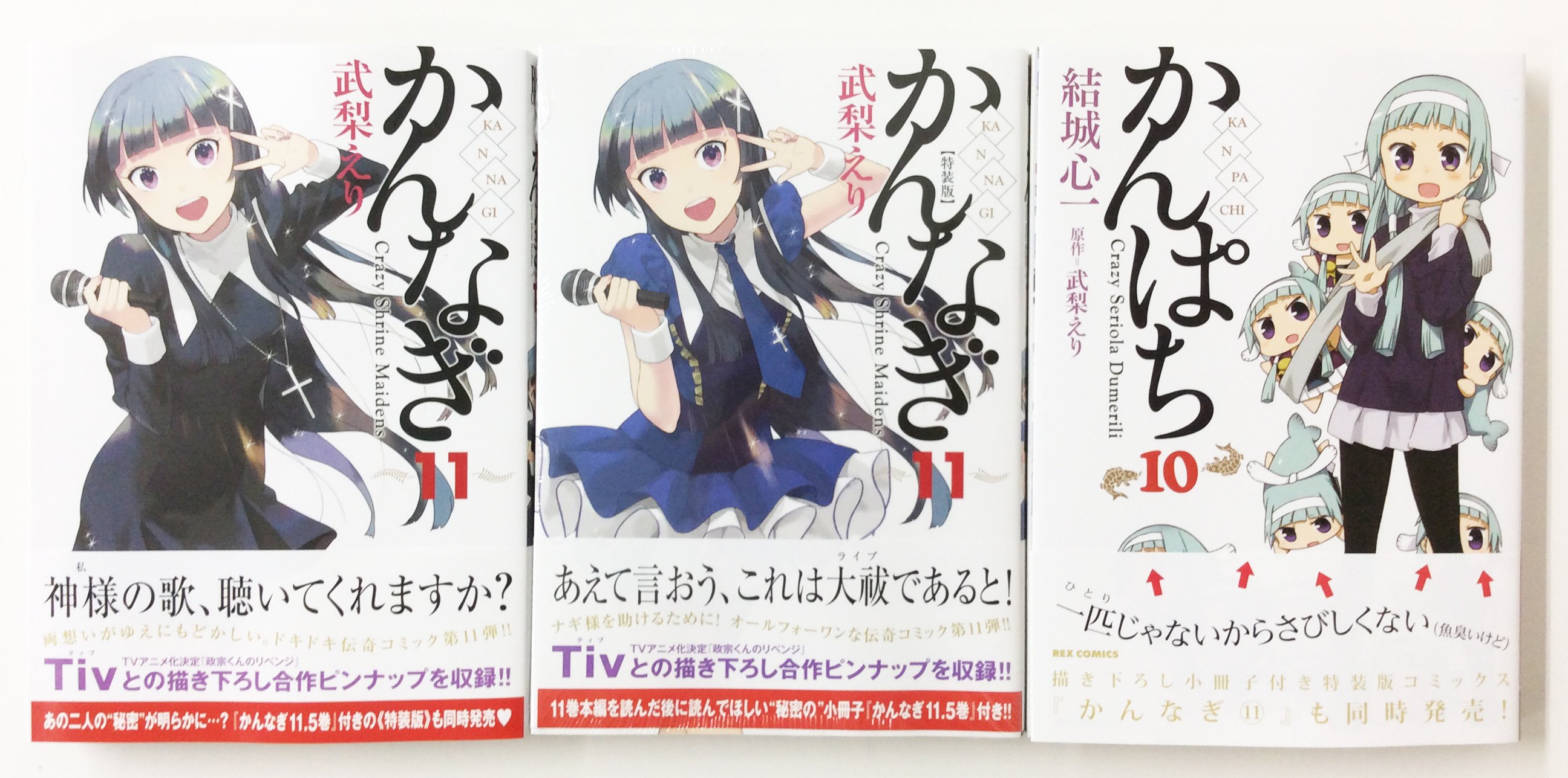 一迅社の宣伝課です Rexコミックス6 3 かんなぎ 11 通常版 特装版 B6判 武梨 えり かんぱち 10 B6判 漫画 結城 心一 原作 武梨 えり かんなぎ 続く T Co Nlkrh5ypnb Twitter