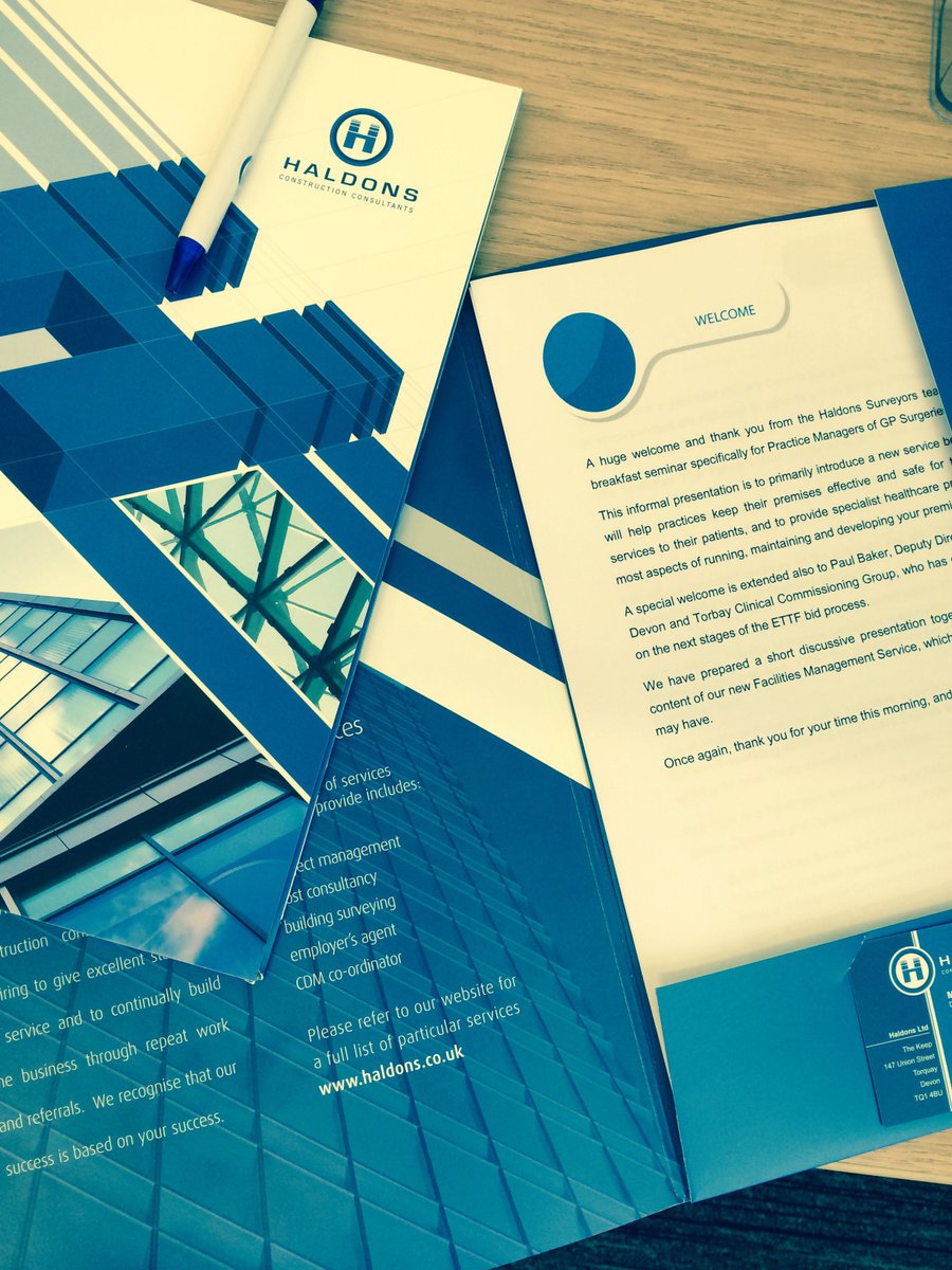Thank you GP Practice Mangers, Dan Mitchell <a href="/AllianceBuildCo/">Alliance Build Company</a> &amp; Paul Baker <a href="/sdtccg/">SouthDevonTorbayCCG</a> for attending our 1st #BoB seminar