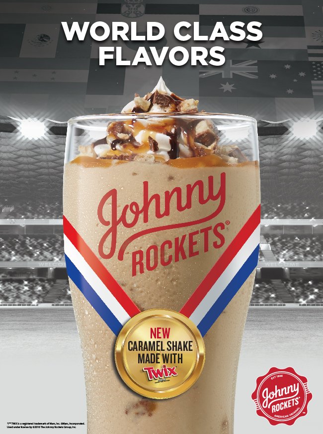 JohnnyRocketsSM's tweet photo. Try our delicious Caramel shake with Twix Candy Shake! #johnnyrocketssanmarcostx #twixcandyshake shakes #burgers https://t.co/6swvmV4Xct