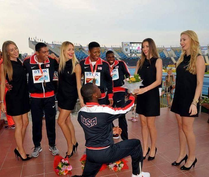 We missed something at the medal ceremony? <a href="/usatf/">USATF</a> <a href="/spikesmag/">SPIKES</a> <a href="/PZLANews/">PZLA</a> <a href="/USTFCCCA/">USTFCCCA</a> ?