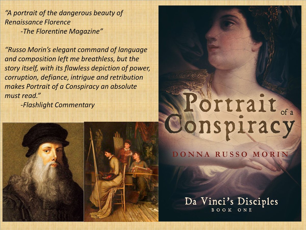 AuthrDonnaRusso's tweet image. Leonardo da Vinci, five women artists,  one of the greatest conspiracies of the 15th century amzn.to/1Oo9Ect
