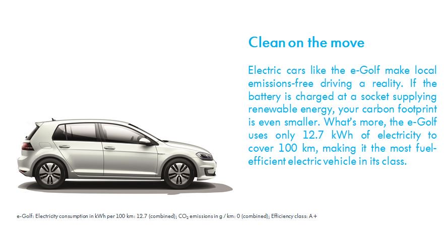 Volkswagen News on Twitter: "12,7 kWh to cover 100 km: The #VW #eGolf is  the most economical electric car in its class. https://t.co/Xjuj7ox0me  https://t.co/lQwg2cN6fN" / Twitter