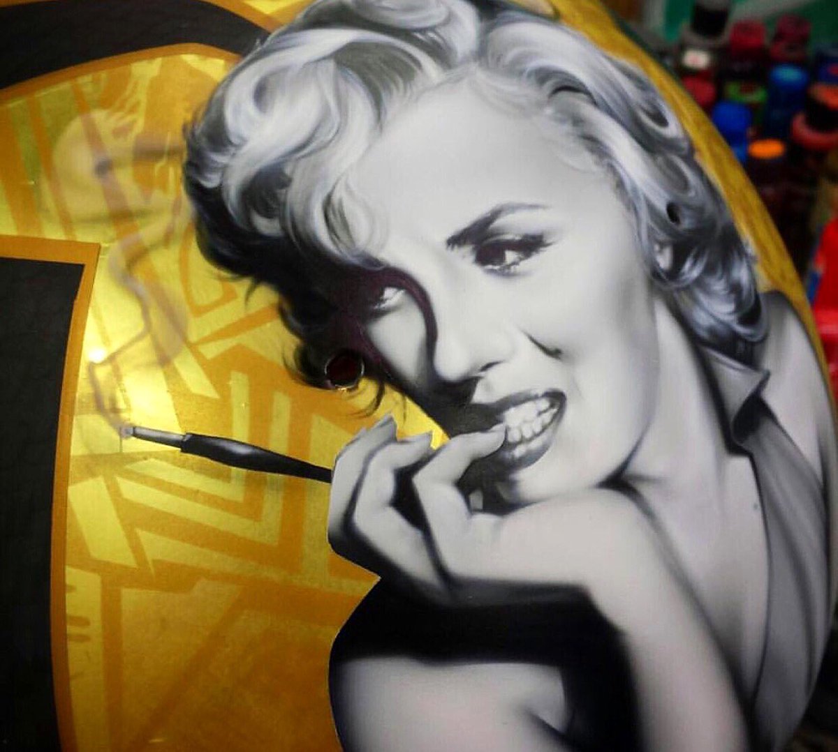OffAxisPaint's tweet photo. #wcw #MarilynMonroe @Matt_Crafton https://t.co/jB6vg1as2R