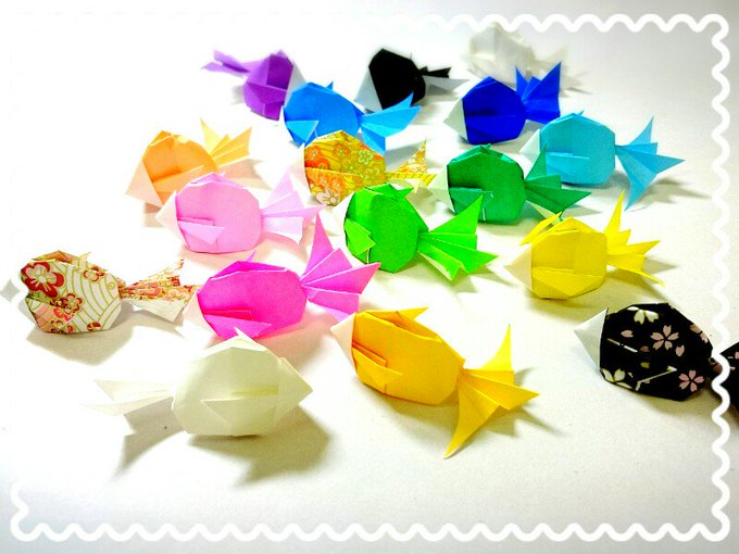 折り紙金魚の折り方 立体から簡単な平面の作り方まで分かりやすくまとめ 大人女子のライフマガジンpinky ピンキー