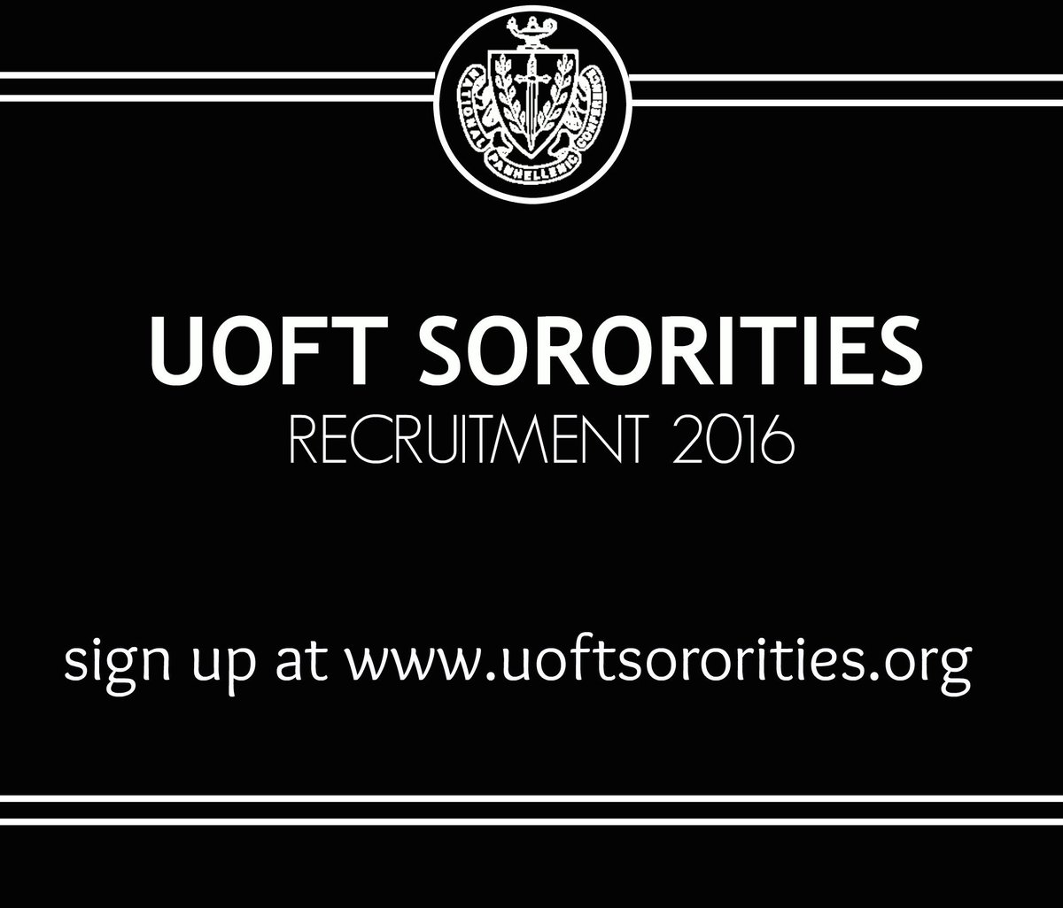Thinking about joining a sorority? Check out our website for more info and sign up for recruitment 2016! #gogreek