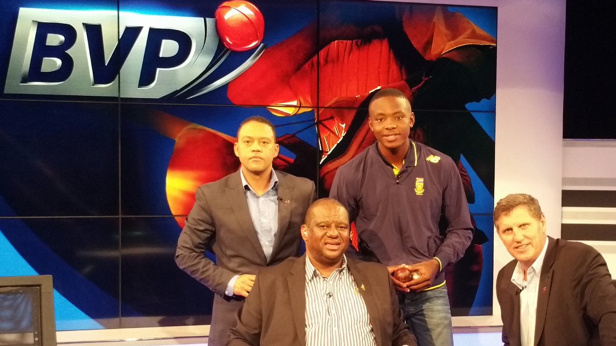 JohnnyJontas's tweet photo. KG Rabada tonight on BVP...What a guy. https://t.co/TbSXLJ8Fi5