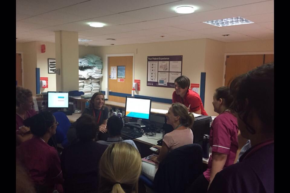 SU2S Kingston Babies (@su2skingston) on Twitter photo impromptu CTG discussion on LW this morning. Bringing the mountain to Mohammed!...<a href="/maternity_team/">Kingston Maternity</a> @KingstonHospNHS impromptu CTG discussion on LW this morning. Bringing the mountain to Mohammed!...<a href="/maternity_team/">Kingston Maternity</a> @KingstonHospNHS