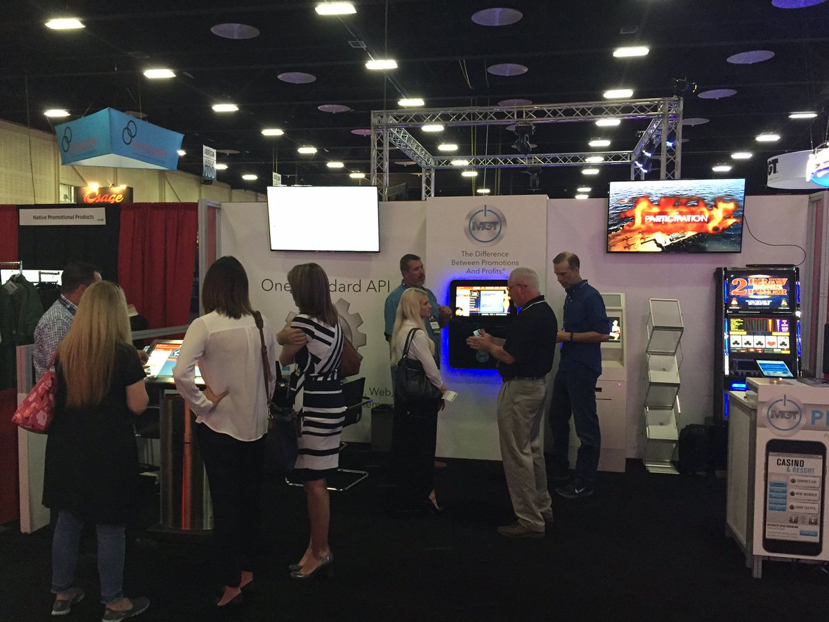MicroGamingTech's tweet photo. Staying busy at the @okindiangaming show! #OIGA See us in booth 1117 before the shows over! https://t.co/LhT9GnyBkb