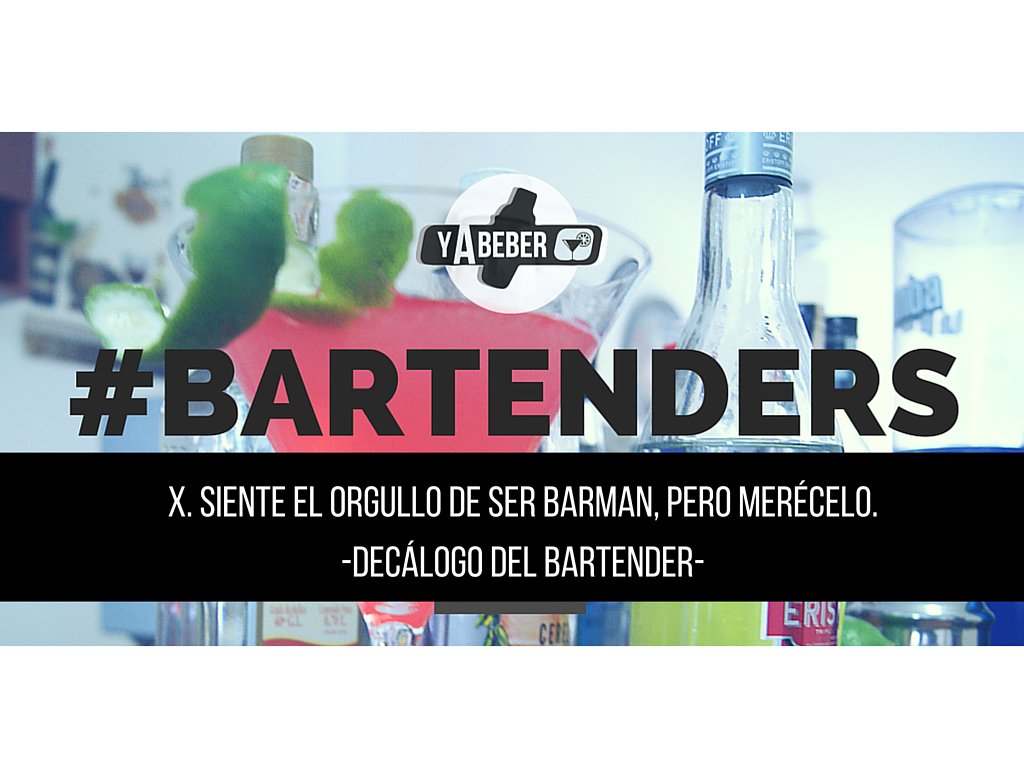 yabebervzla's tweet photo. Decálogo del #bartender... Haz la diferencia, conviértete en el mejor.
#YABeber #Bartender #Drinks #Cocktails https://t.co/uSJQEZ2WIt