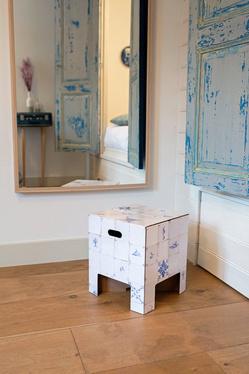 nowastedesign's tweet image. Multifunctioneel, hip én praktisch!bit.ly/2ae7J6N #dutchdesignchair #kartonnenkrukje #duurzaam #dutchdesign